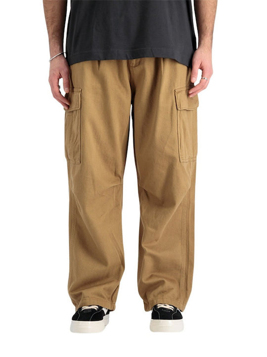 Alpha Industries Damen Stoff Hose Brown