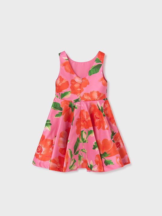 Abel & Lula Abel Lula Kids Dress Satin Fuchsia