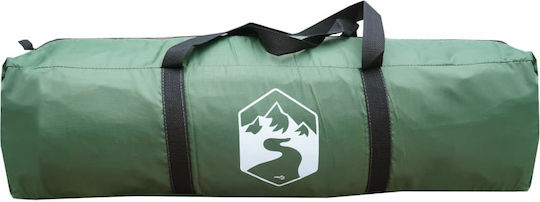 vidaXL Summer Camping Tent Tunnel Green for 6 People 150x238x193cm