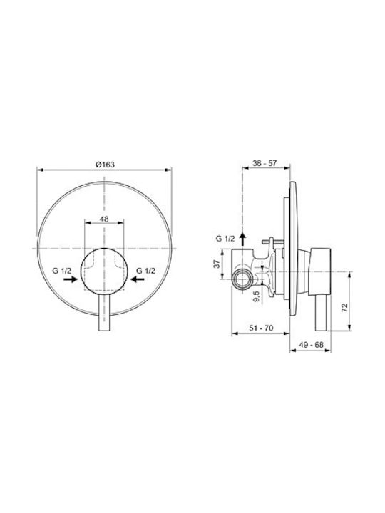 Ideal Standard за душ кабина