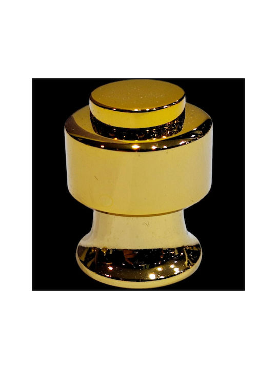 Eurofer Knob Furniture made of Metallic Gold-glossy 11793-000-BRZ2 1pcs