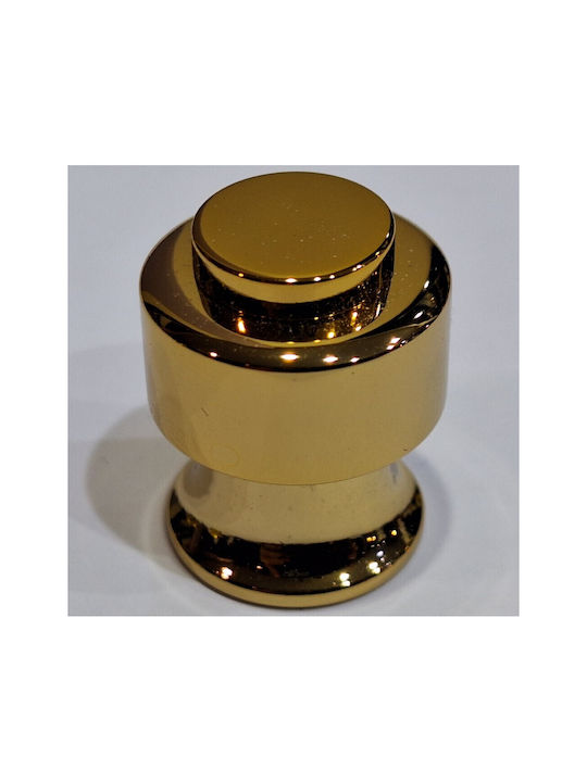 Eurofer Knob Furniture made of Metallic Gold-glossy 11793-000-BRZ2 1pcs