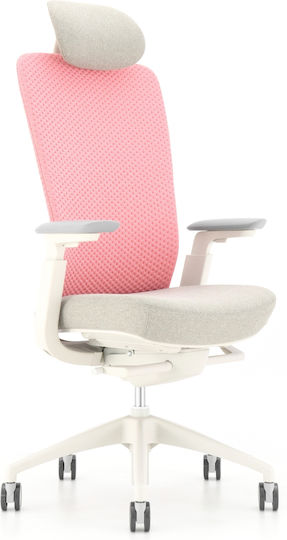 ErgoAction Scaun Action Lux Scaun De Birou Cu Brațe Reglaibile Roz
