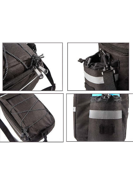 Gepäckträgertasche Schwarz