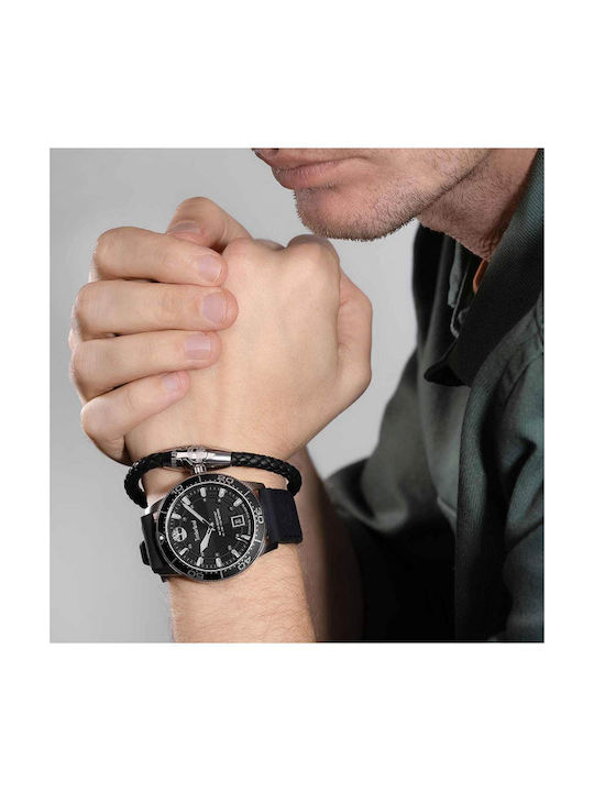 Timberland Watch Battery with Black Rubber Strap