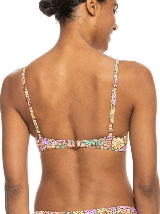 Roxy Bikini Bra with Adjustable Straps Multicolour Floral