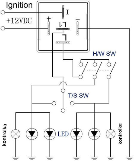 Flasher Indicator Led Ep27 5 Pin 12v - 1 Pc