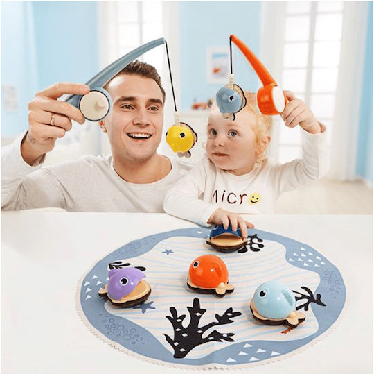Top Bright Дървена Игра За Риболов Catch The Fish За Възраст 3+ Години