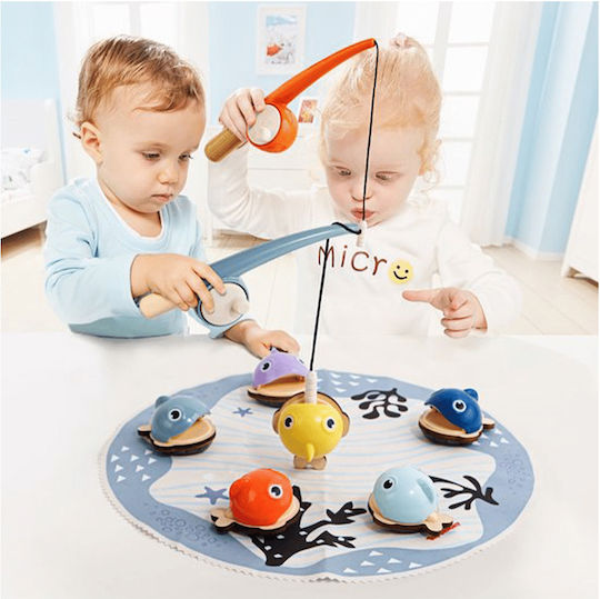 Top Bright Дървена Игра За Риболов Catch The Fish За Възраст 3+ Години