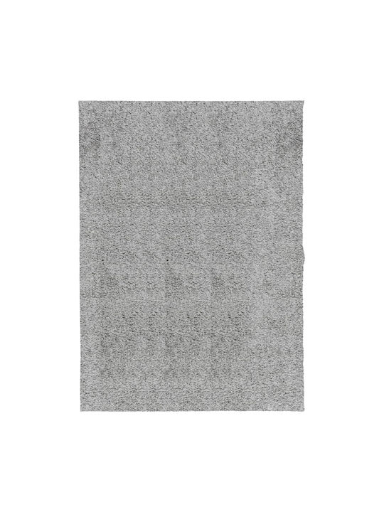 vidaXL Rug Rectangular Shaggy Grey