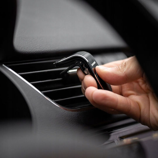 Spacecase Sc03 Magnetic Air Vent Car Holder - магнитен държач за мобилни телефони / смартфони за въздушните отвори на автомобила - черен (5905123421549) 118784