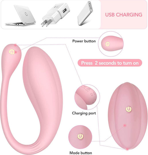 Mokko Toys Mini Δονητής Egg 10cm Ροζ