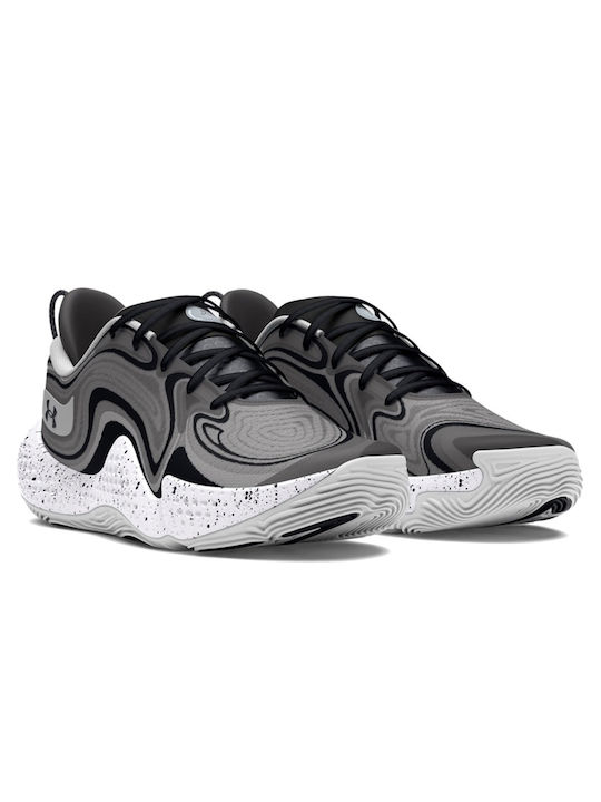 Under Armour Spawn 6 Niedrig Basketballschuhe Gray