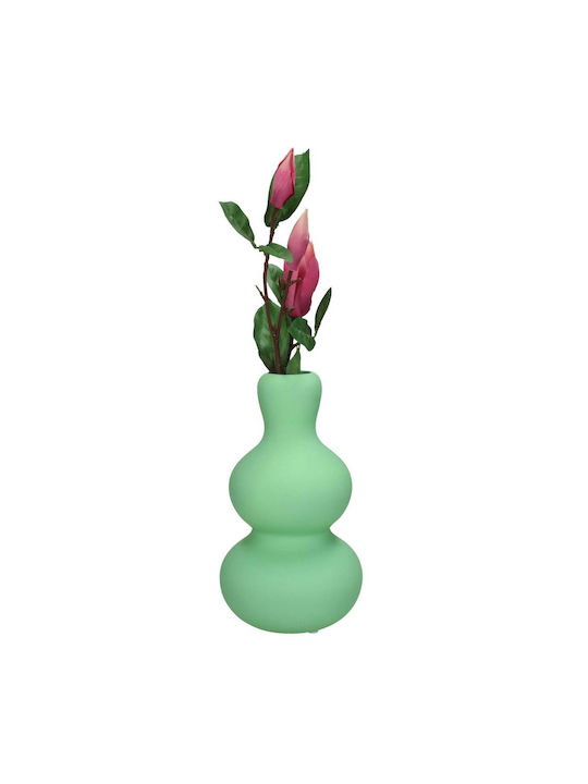 ArteLibre Decorative Vase Turquoise 13x13x20.4cm