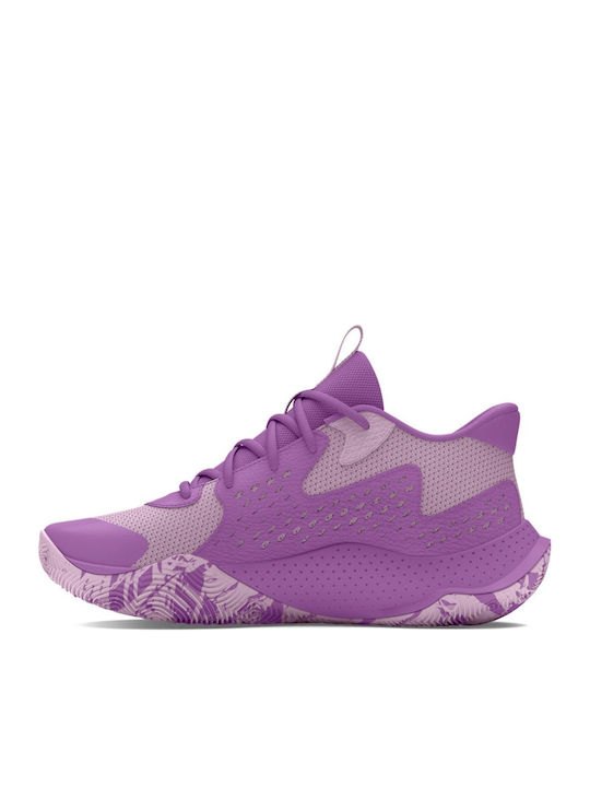 Jet 23 Niedrig Basketballschuhe Lila