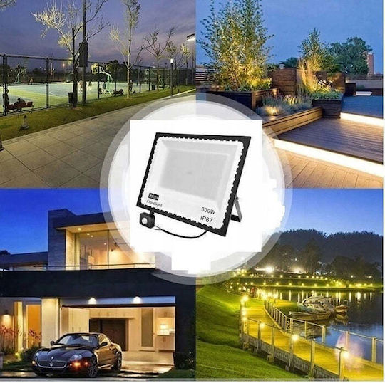 Lumini De Inundație Cu Led-uri Solar Etanș 100W Alb Rece 6500K Cu Senzor De Mișcare IP67