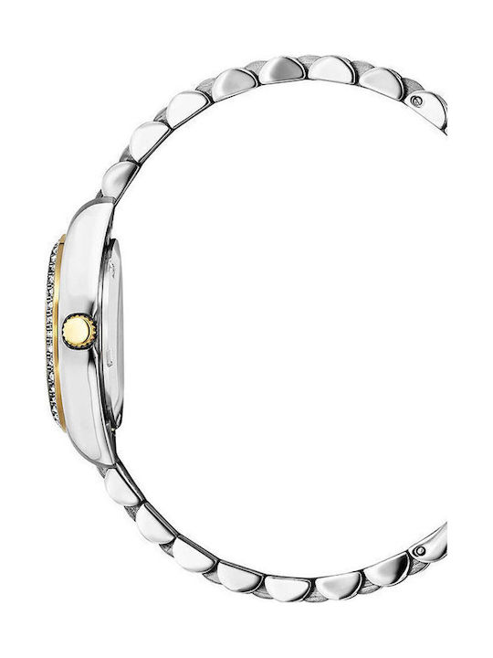 Jacques Du Manoir Women's Watch with Silver / Silver Metal Bracelet