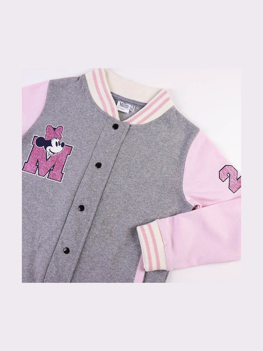 Minnie Mouse Παιδικό Bomber Γκρι