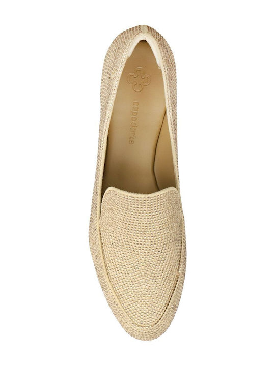 Γυναικεία Loafers σε Χρυσό Χρώμα