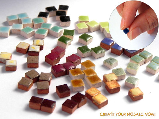 Alea Mosaic Diy Art Kit Square Mosaic With Authentic Mosaics 20x20cm Lion 204026 New