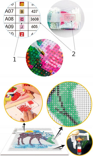 Set de Broderie cu Diamante 5D Imagine Mozaic 40*60cm