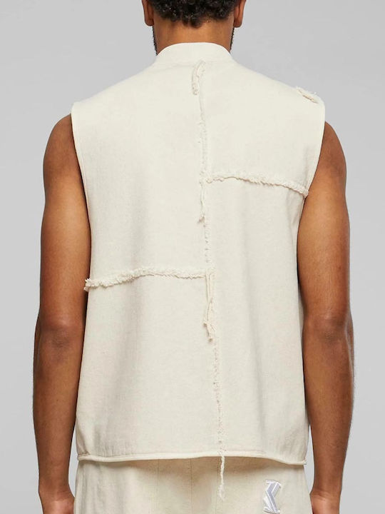 Karl Kani Retro Men's Sleeveless Jacket Off White