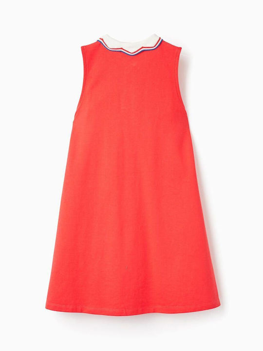 Zippy Kids Dress Sleeveless red