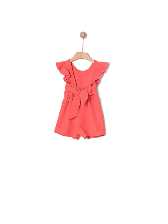 Yell Oh! Kids One-piece Fabric Shorts/Bermuda Φορμα Coral