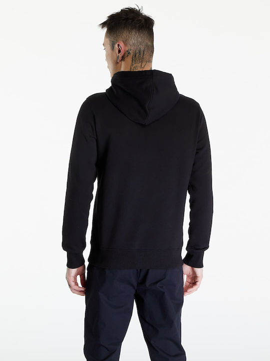 Sweatshirt mit Kapuze Schwarz