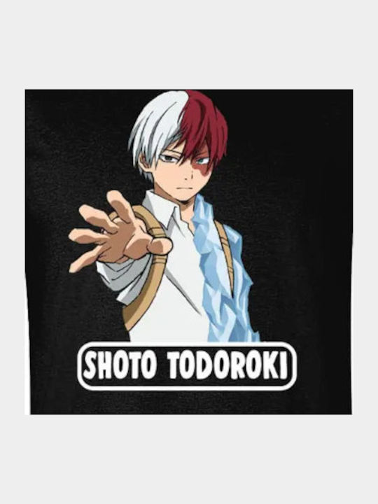 PCMerch My Hero Academia T-shirt Μαύρο Βαμβακερό