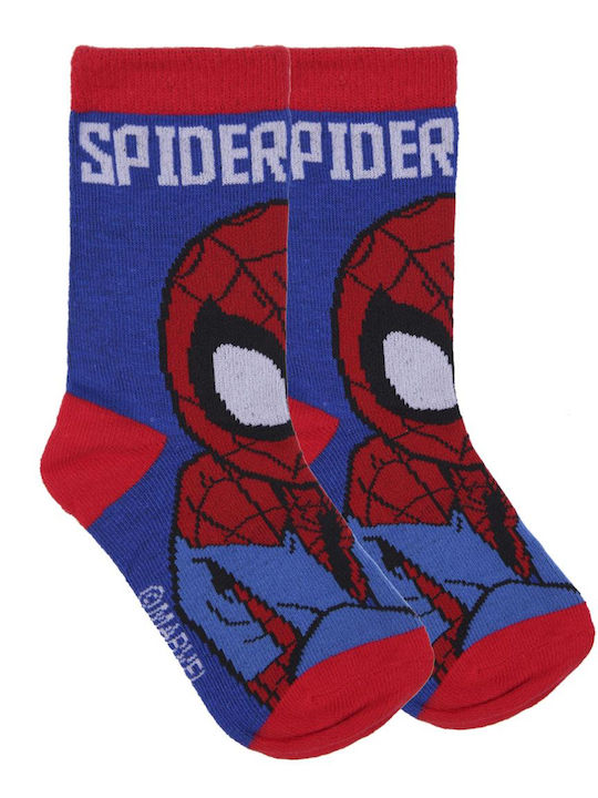 Spiderman Παιδικές Κάλτσες Πολύχρωμες 5 Ζευγάρια