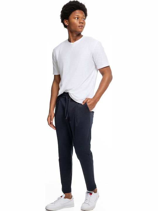 Jenoa Trousers Elastic Blue