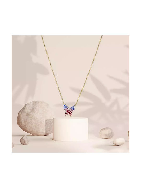 Nora's Accessories Necklace with design Butterfly