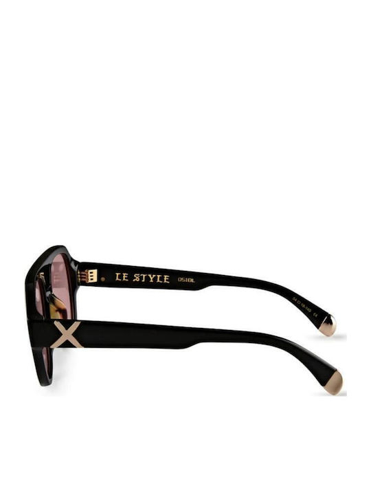 Oscar & Frank Unisex Sunglasses with Black Plastic Frame and Black Lens 051BL-MONOCHROME-ORGANIC-PHOTOCHROMIC