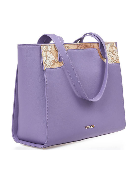 Verde Γυναικεία Shopper Τσάντα από Συνθετικό Δέρμα Verde Γυναικεία Shopper Τσάντα από Συνθετικό Δέρμα