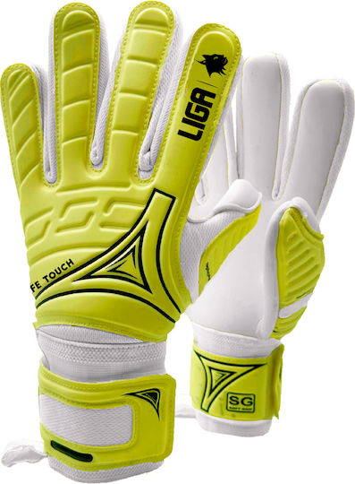 Liga Sport Adults & Kids Goalkeeper Gloves Yellow