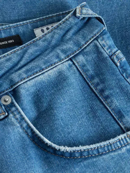 Men's Jeans Pants with Relaxed Tapered Fit Blue