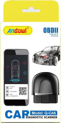 Andowl Instrument de diagnosticare auto OBD 2 cu Bluetooth