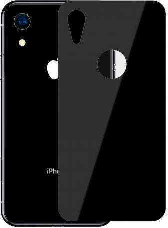 Baseus Glass Protector Protecție Cameră Tempered Glass Black pentru iPhone XR