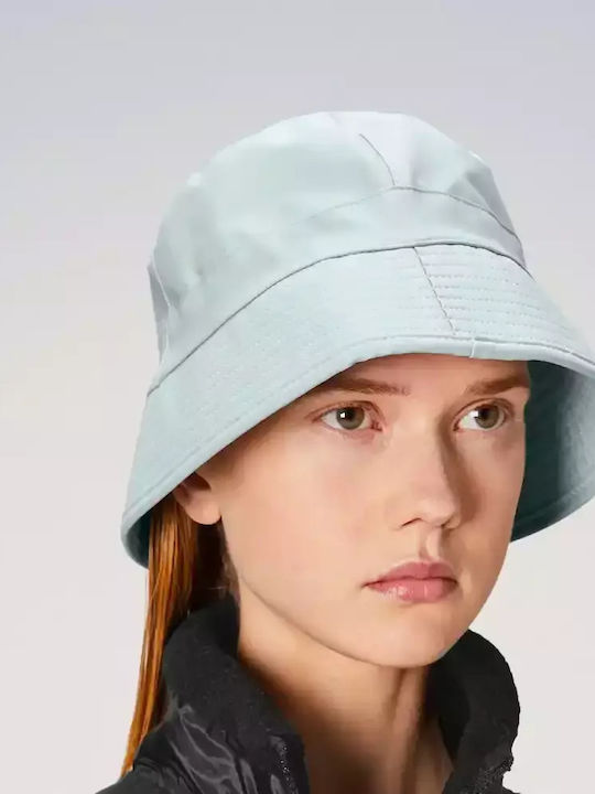 Rains Fabric Men's Hat Bucket Style Light Blue