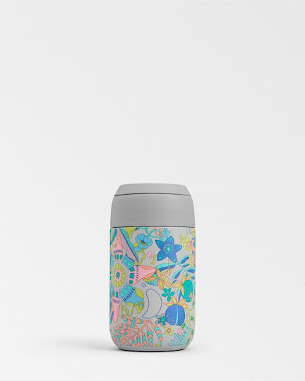 Chilly's Cup Series 2 Liberty Ποτήρι Θερμός Ανοξείδωτο BPA Free 340ml Tropical trails
