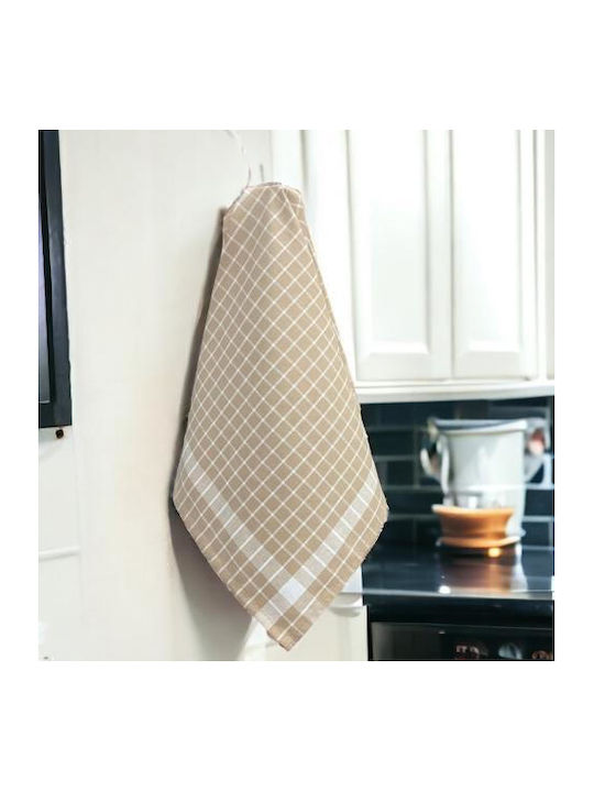Linea Home Πετσέτα Κουζίνας από 100% Βαμβάκι σε Μπεζ Χρώμα 50x70cm