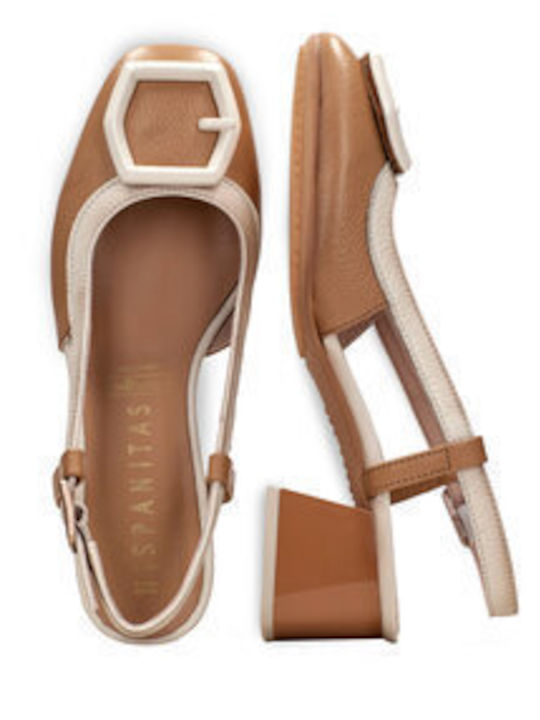 Hispanitas Brown Heels with Strap