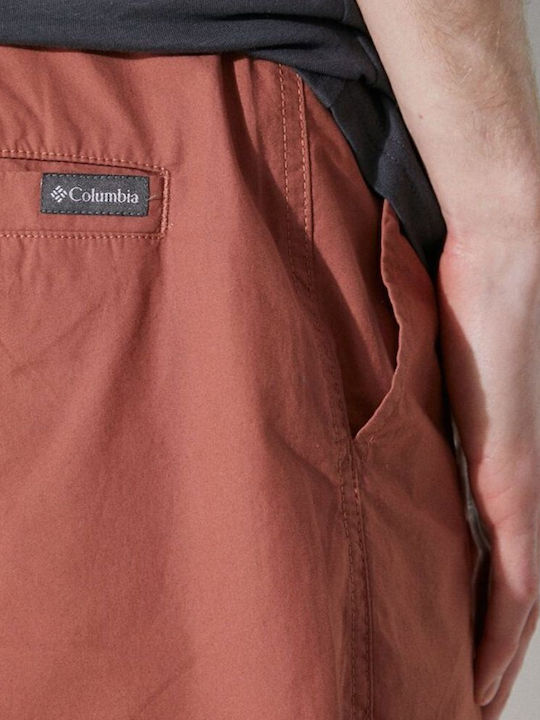 Washed Out Men's Shorts Chino Burgundy
