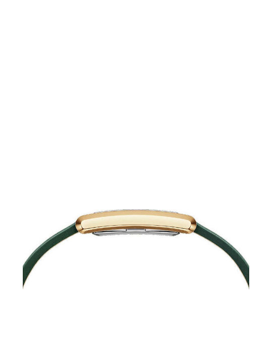Daniel Wellington Γυναικείο Ρολόι 22mm Μπαταρίας με Πράσινο Δερμάτινο Λουράκι