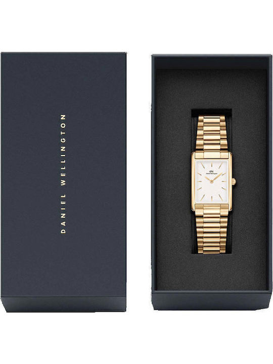 Daniel Wellington Women's Watch with Gold Metal Bracelet