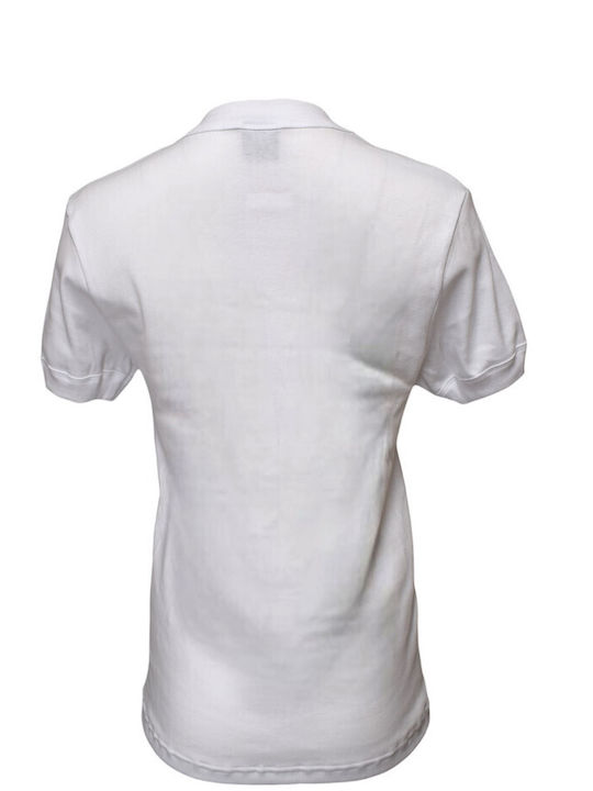 Apple Boxer 0410460 Men's Short Sleeve Undershirt White