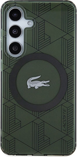Lacoste Blend Monogram MagSafe Back Cover Plastic Khaki (Galaxy S24)