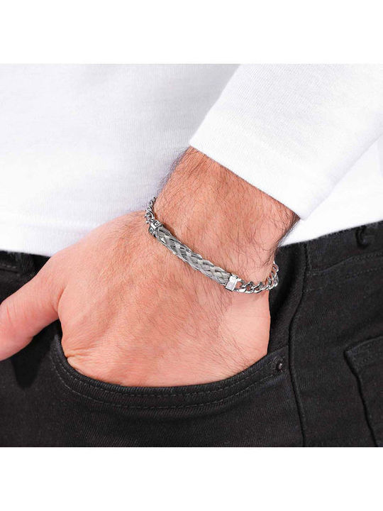 Police Bracelet made of Steel