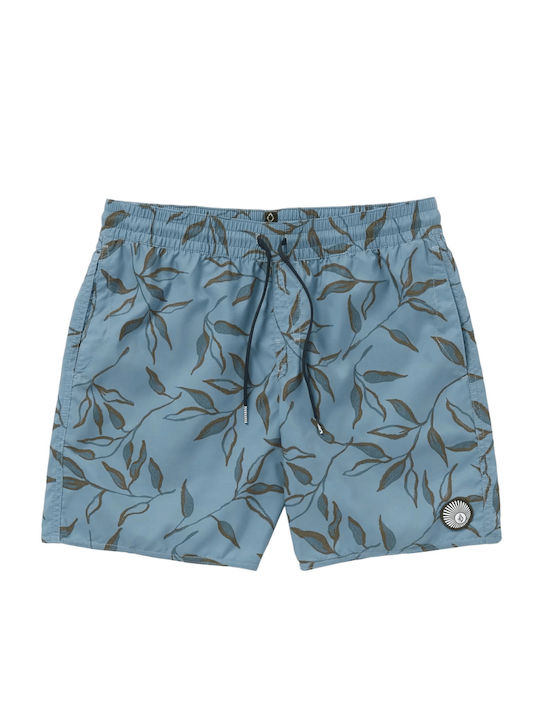 Volcom Lido Herren Badebekleidung Shorts Blau mit Mustern